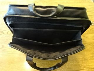 Vintage Leather Laptop Carry Case Shoulder Bag fits 16 