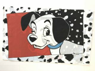 Vintage Disney 101 Dalmations Twin Flat Sheet,  Pillowcase,  Fabric 3