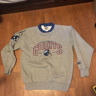 Vintage Lee Sport Mens York Giants Pullover Sweatshirt Sz M Nfl Sweater