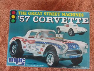Mpc ‘57 Corvette,  The Greatest Street Machines Model Kit Complete