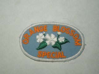 Vintage Orange Blossom Special Train Seaboard Air Line Railroad Sew On Patch
