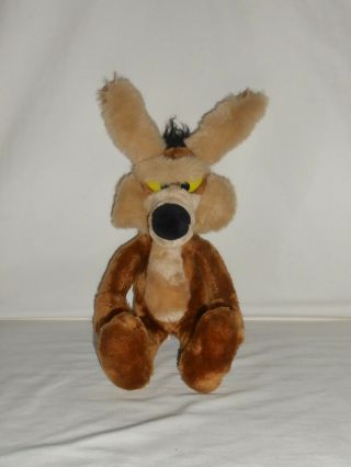 Vintage 1989 Mighty Star Warner Bros.  Characters Plush Wile E.  Coyote 1535