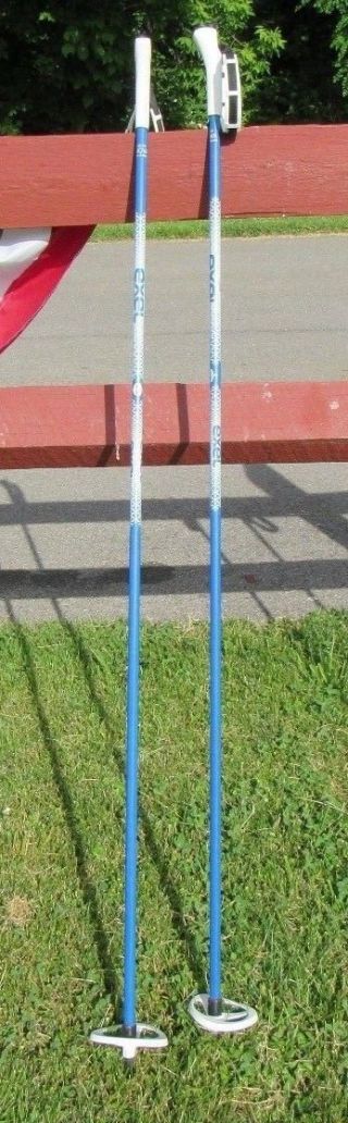 Vintage Nova Exel Cross Country Ski Poles 47” (120cm) Long W/ Strap