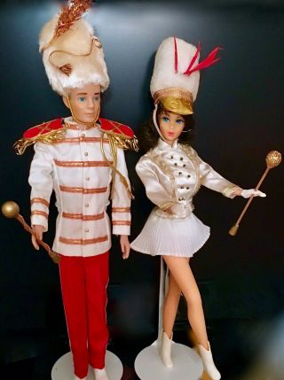 Vintage Barbie Drum Major And Japanese Exclusive Majorette Dolls,  Outfits