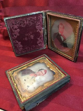 Ambrotype/Daguerreotype VINTAGE/OLD Pictures and frames 3