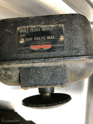 3 Vintage Cutler Hammer Switch Push Button Dead Man Steampunk Antique Electric 3