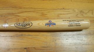 Chicago Cubs 2016 World Series champions MLB Authentics Louisville Slugger Bat 2