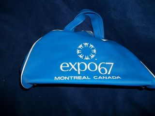 Vintage Expo 67 Montreal Canada World Fair Gym Duffel Bag