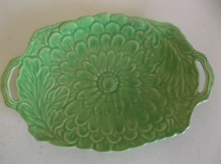 Vintage Shorter & Son Green Plate / Serving Dish Made In England