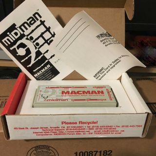 Midiman Macman Complete With Box And Paperwork Vintage Daw Interface