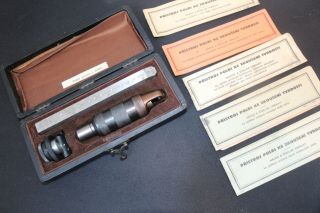 Vintage Antique Pristroj Poldi Hammer Type Metal Hardness Tester Portable