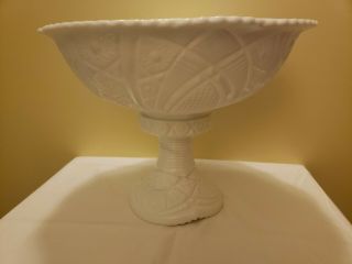 Vintage Early American milk glass punch bowl and 12 cups from The Concord 3