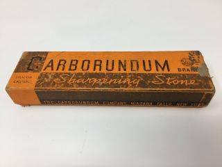 Vintage Knife Carborundum Silicon Carbide Sharpening Stone 108 8 