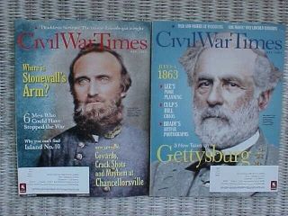 Civil War Times 2013 2 Issues; Lee Stonewall Gettysburg Culp 