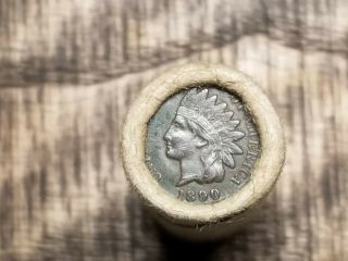 CIVIL WAR TOKEN & 1890 INDIAN HEAD /OLD SMALL CENT ROLL/ ANTIQUE/AG - UNC 719. 2