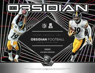 (1) 2019 Obsidian Football Hobby Factory Box - 4 Hits