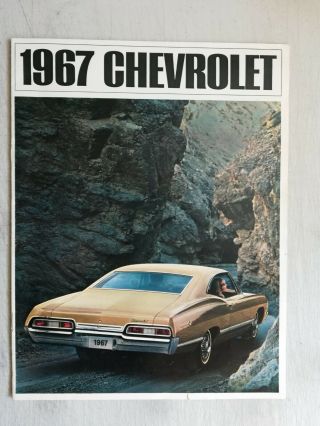 1967 Chevrolet Impala Ss Caprice Bel Air Biscayne Wagons Dealer Sales Brochure