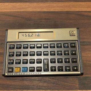 Vintage Hp 12c Financial Calculator W/ Case Hewlett Packard Battery’s