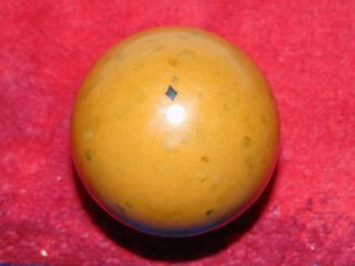 Vintage Brunswick Diamond Billiard Table Cue Ball Dark Color