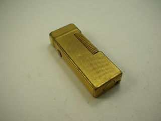 Dunhill Rollagas Lighter,  Gold Plated,  Made In Switzerland