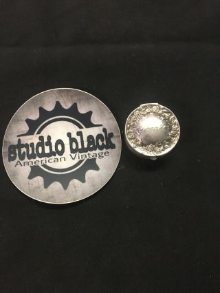 Vintage Sterling Silver Trinket Snuff Box