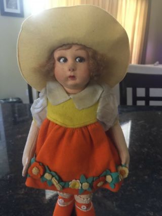 Vintage 12 In Lenci Doll 111 Series In - A Rare Find