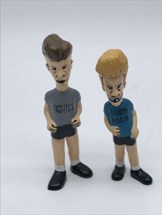 Vintage Beavis And Butthead Pvc 3 " Figurines Mtv 1993