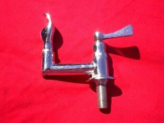 VINTAGE HAWS CHROME PLATED BRASS DRINKING FOUNTAIN FAUCET,  SPIGOT 2