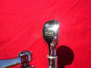 VINTAGE HAWS CHROME PLATED BRASS DRINKING FOUNTAIN FAUCET,  SPIGOT 3