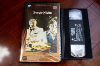 Boogie Nights Vhs Custom Warner Vtg Clamshell Big Box Horror Pt Anderson