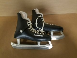 Vintage Lange Laser 3 Ice Hockey Skates Size 10.  5 Men 
