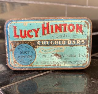 Lucy Hinton Tobacco Vintage Australian Tin