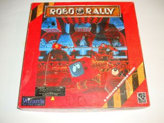 Vintage 1994 Robo Rally Wizards Of The Coast Board Game Complete Euc