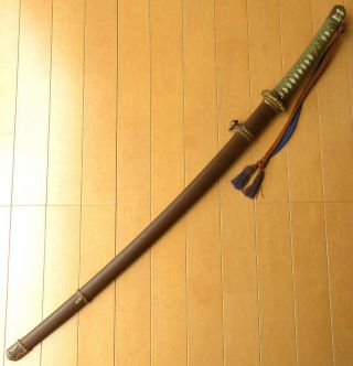 Japanese Army Military Long Sword Company Officer Antique Katana Koshirae Ww2