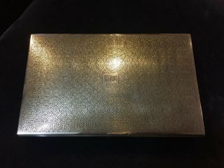 Tiffany & Co 1929 Art Deco Sterling Silver Cigar Humidor Box 18496 C 16824 2