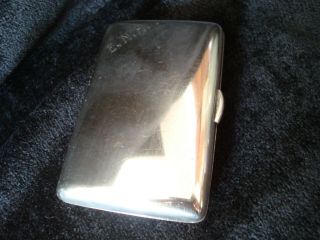 Solid Silver Sampson Mordan Cigarette Case - London 1901