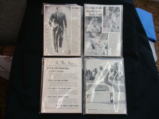 BASEBALL DIGEST - Four vintage 1966 Issues - February - April - June - August 2