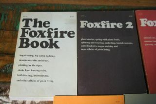 vintage the FOXFIRE set series book 1 2 3 4 5 homestead survival skills pioneer 2