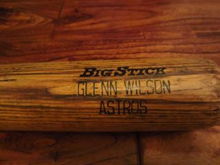 Glenn Wilson 1990 Houston Astros Game Rawlings Bat Phillies Pirates Tigers 2