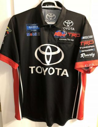 Xl 2019 Kbm Kyle Busch Motorsports Pit Crew Shirt Nascar Toyota Rowdy Truck Trd