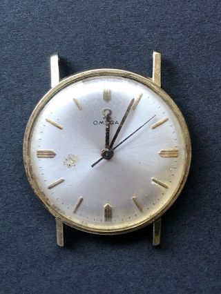 Vintage Omega 14k Gf Gold Filled Watch Wristwatch Mens