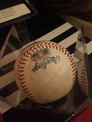 Gerrit Cole Game Ball Strikeout K Espinosa 7/26/15 All Star Year MLB Holo 3