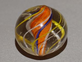 Vintage Marbles Raised Ribbon Solid Core J/o 5/8 " - 16.  9mm