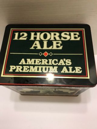 Vintage Genesee 12 Horse Ale Metal Tin Genesee Premium Ale 3