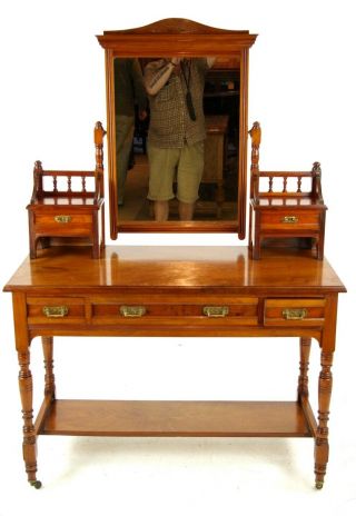 Antique Walnut Dresser,  Vintage Dresser,  Make Up Table,  Antique Furniture,  B1291