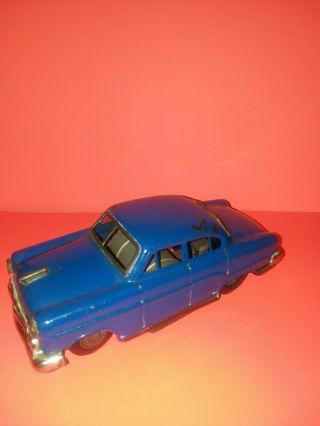 Vintage Japan Tin Nikko Battery Operated Car Ford Chevy 2