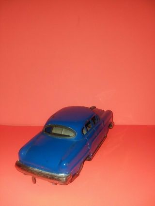 Vintage Japan Tin Nikko Battery Operated Car Ford Chevy 3