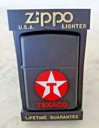 Texaco Zippo Lighter - Black