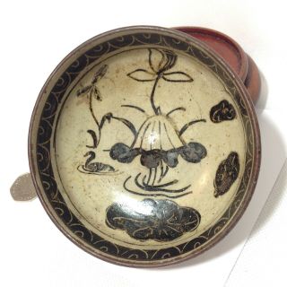 Chinese Pottery Cizhou Ware Shallow Bowl Song Dynasty Porcelain Glazed