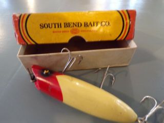 Vintage Old Fishing Lure South Bend Bait Co Bass - Oreno 973